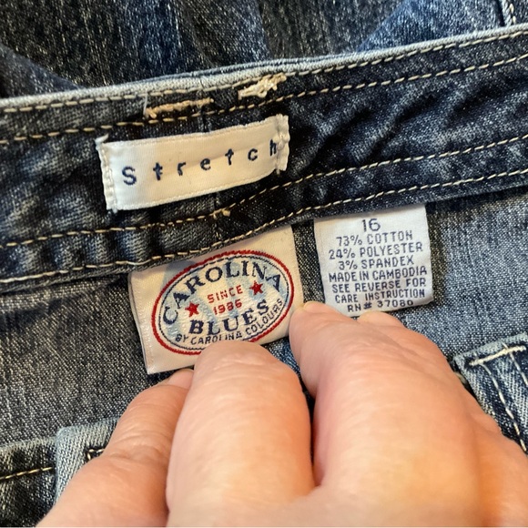 Classic Blue Denim Midi Skirt pre loved - Picture 3 of 6